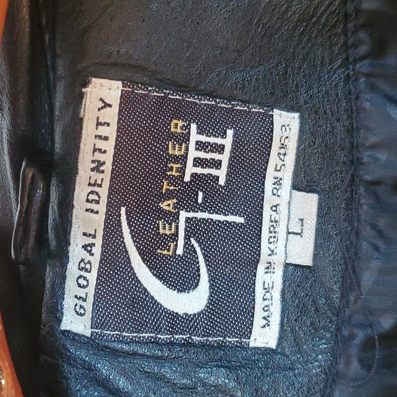 VINTAGE LEATHER COAT 90S large - Picture 10 of 11